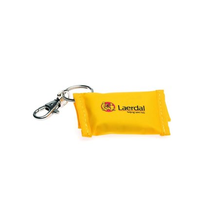 LAERDAL Face Shield Key Ring Yellow, PK 25 460008